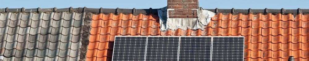 Daklekkage in Ouddorp met schuin dak